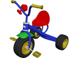Tricycle 3D Model preview