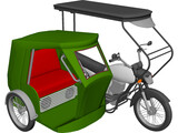 Tricycle Philippines 3D Model preview