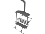Triple Ski Lift Chair 3D Model