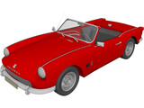 Triumph Spitfire MK2 3D Model preview