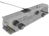 Trolley Bus 3D Model