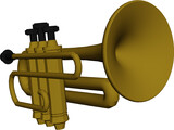 Trombone 3D Model preview