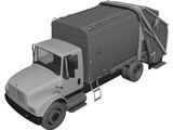 Truck Garbage Environmental 3D Model preview
