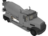 Truck Mixer 3D Model