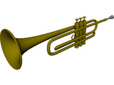 Trumpet 3D Model preview