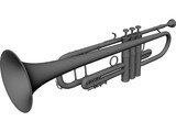 Trumpet 3D Model preview
