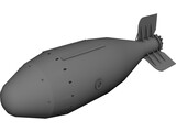 Tsar Bomba 3D Model preview