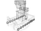 Tug Boat Small Inland 3D Model