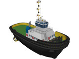Tug Boat 3D Model