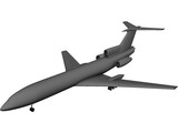 Tupolev Tu-154 3D Model preview