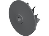 Turbocharger Compressor Wheel 3D Model preview