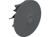 Turbocharger Compressor Wheel 3D Model