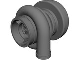 Turbocharger 3D Model preview