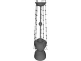 Turkish Hanging Lamp 3D Model