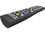 TV Remote Controller 3D Model preview