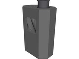 Twin Screw Supercharger 3D Model
