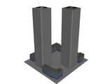 Twin Tower 3D Model preview