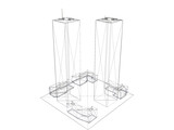 Twin Tower 3D Model
