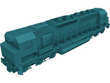 Two Ended Train 3D Model preview