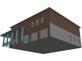 Two Story Home 3D Model