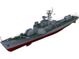 Type 037 Class Submarine Chaser 3D Model preview