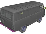 UAZ 3741 3D Model preview