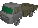 UAZ 452d 3D Model preview