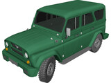 UAZ Hunter 3D Model preview