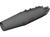 UB-16-M57-KV Rocket Pod 3D Model preview