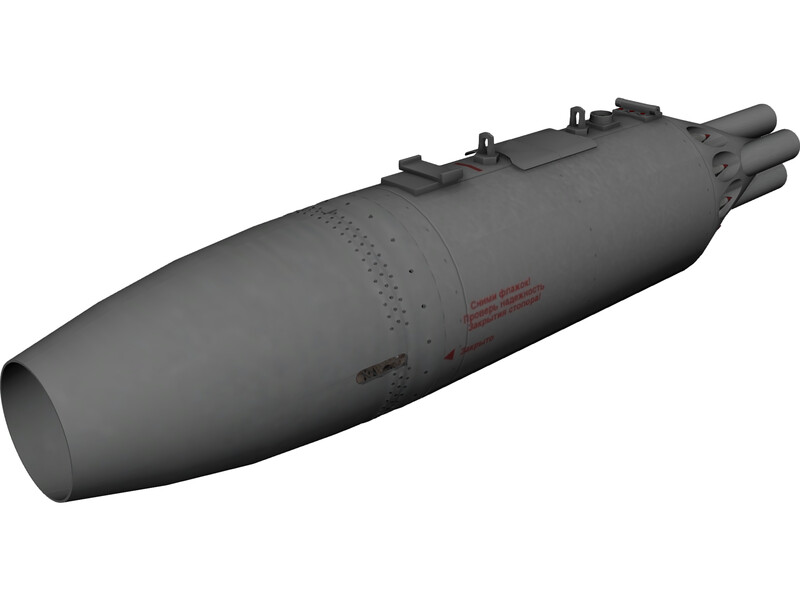 UB-16-M57-UM Rocket Pod 3D Model