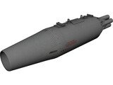 UB-16-M57-UMP Rocket Pod 3D Model preview