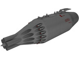 UB-32-57A 57mm Rocket Pod 3D Model