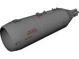 UB-32-73A 57mm Rocket Pod 3D Model preview