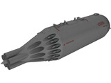 UB-32-73A 57mm Rocket Pod 3D Model