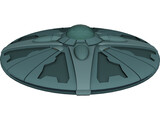 UFO Invader 3D Model preview