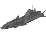 UFO Skydiver 3D Model preview