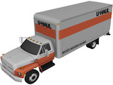 Uhaul Truck 3D Model preview