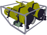 Undersea Pipeline Inspection ROV 3D Model