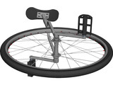 Unicycle 3D Model preview