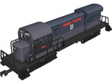 Union Pacific Train 3D Model preview