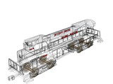 Union Pacific Train 3D Model
