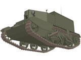 Universal (Bren Gun) Carrier 3D Model