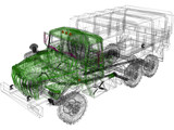 Ural 4320 3D Model