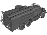 Ural 5557 Fire Truck 3D Model preview