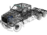 Ural Next Neo 6x4 Truck 3D Model