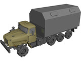Ural Truck 3D Model preview