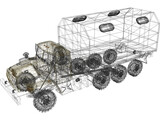 Ural Truck 3D Model
