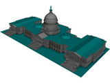 US Capitol Building 3D Model preview