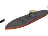 US Monitor 3D Model