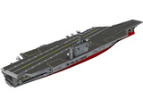 USS Gerald R. Ford 3D Model preview